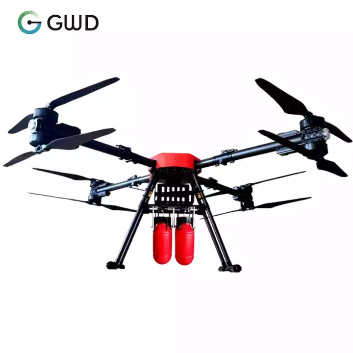 Popular Custom A Forest Fire Firefighting Drone Show Extinguishing 4 Bullets System Drones For Firefighting