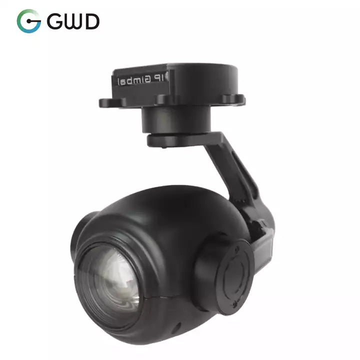 GWD-RIP30S4K Industrial 30x Optical Zoom Gimbal Dron Flying Camera 8M Pixel Sensor IP 4K Output Camera Stabilizer Professional