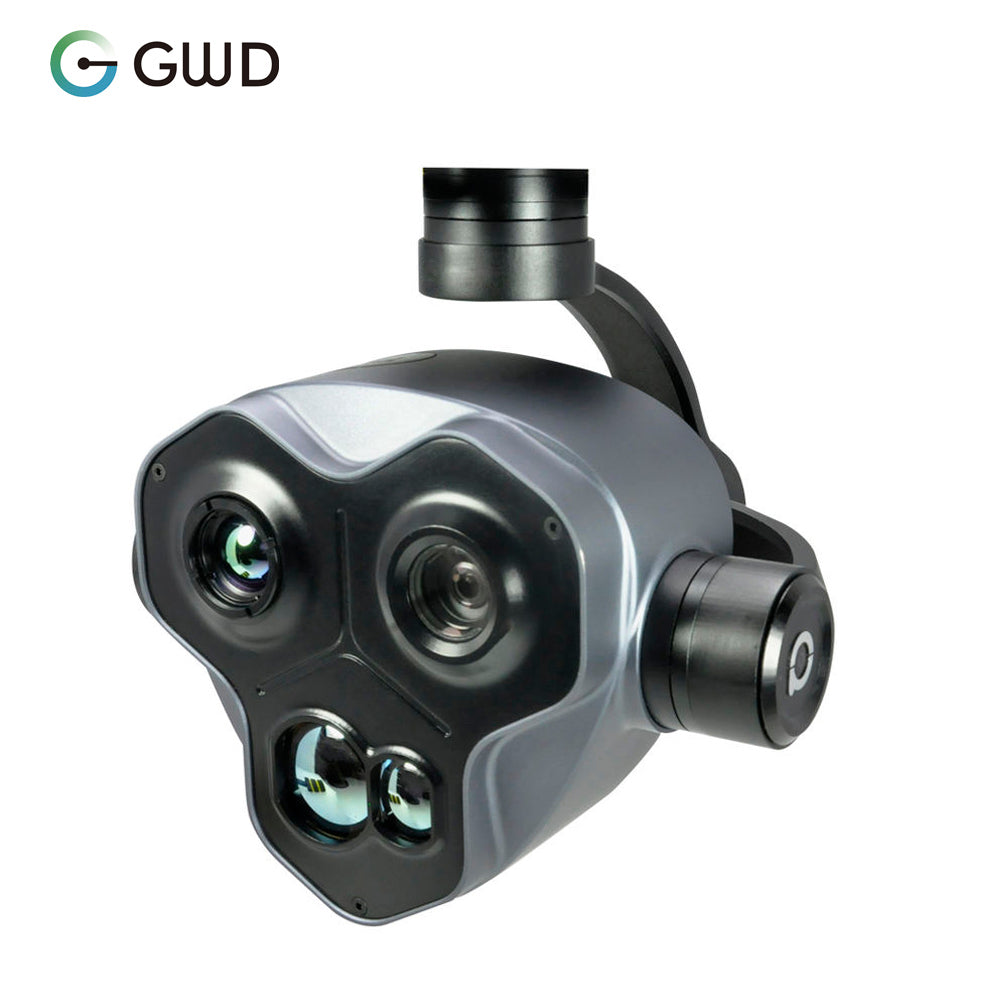 GWD-WK10TIRM 15KM Laser Rangefinder 10X Zoom IR Thermal Gimbal PTZ Drone Accessories Parts Camera with GPS Coordinate Resolving