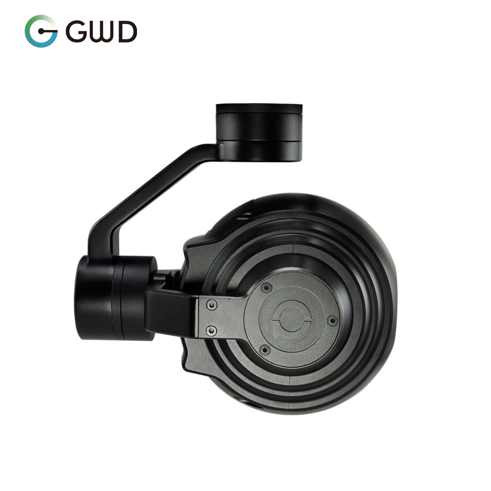 GWD-Q10T Ethernet Output TCP Control 1080p High Range Sports UAV Zoom Gimbal Camera 3 Axis Drone Object Auto Tracking Camera