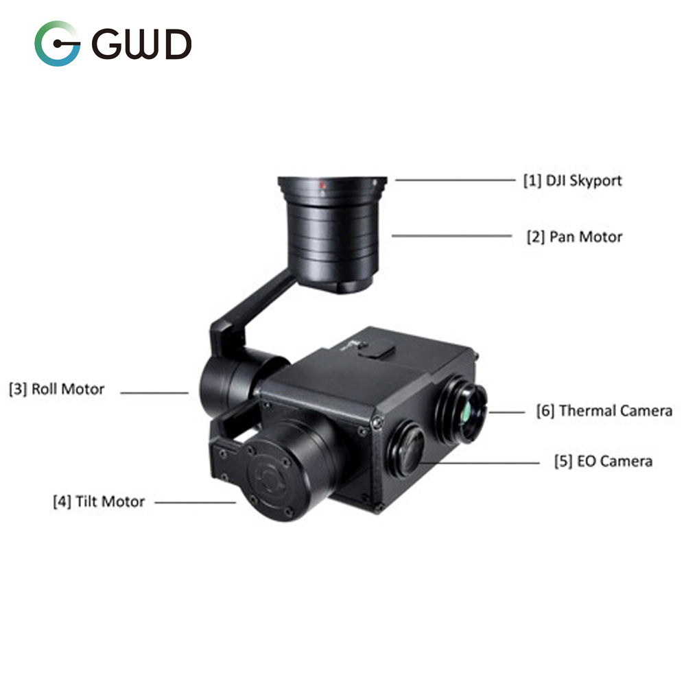 Drone Accessories & Parts Mini Z10TIR 10x Zoom Thermal Imager Object Tracking Gimbal Camera UAV / drone for DJI