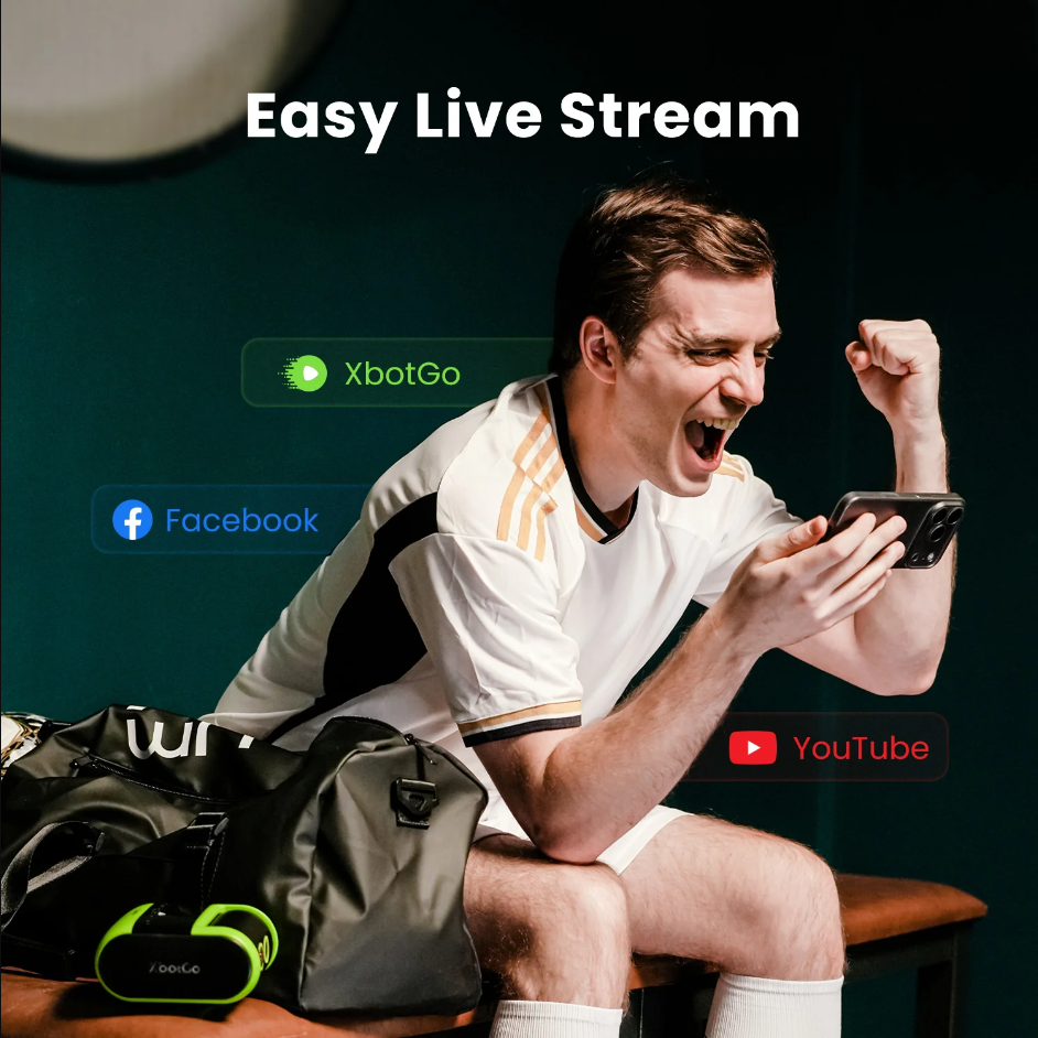 Xbotgo Falcon - Original New True 4K AI Auto Tracking Sports Camera for Team Sports (Free-shipping)