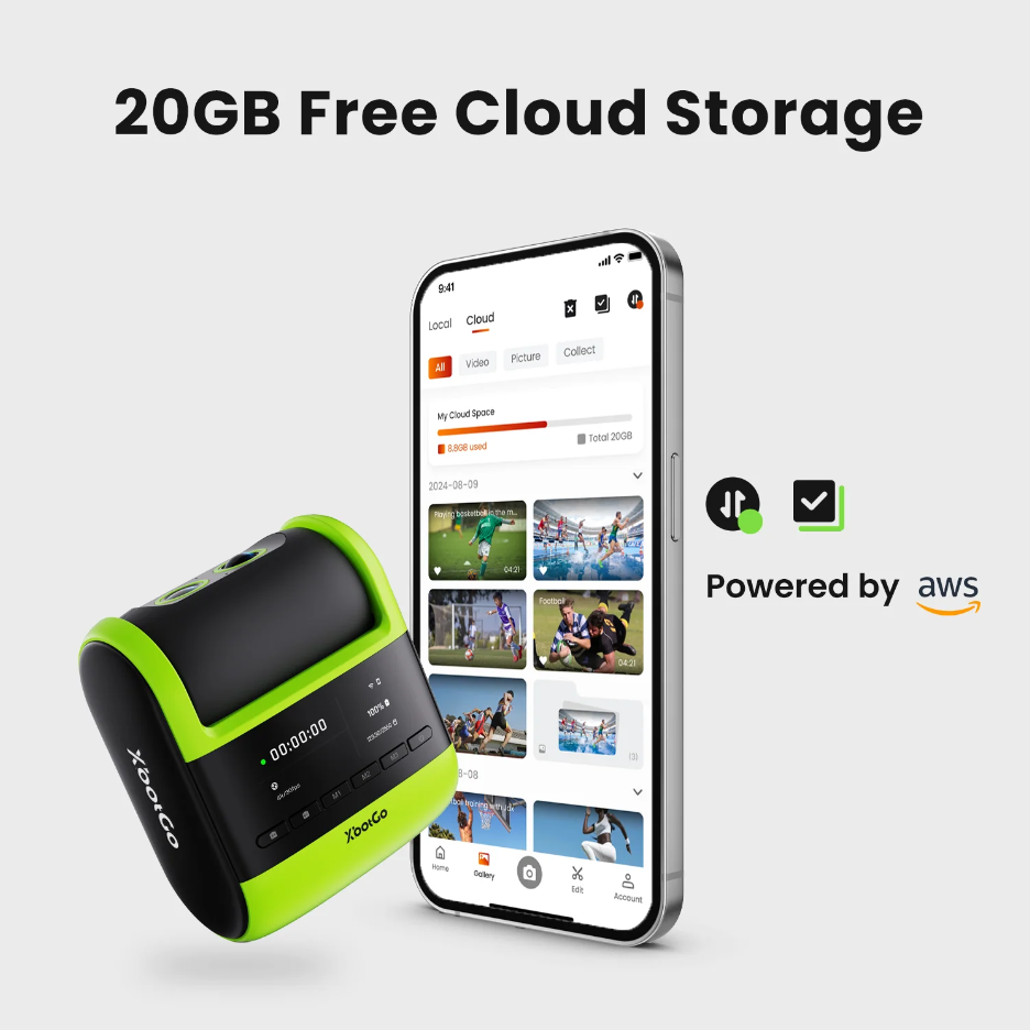 Xbotgo Falcon - Original New True 4K AI Auto Tracking Sports Camera for Team Sports (Free-shipping)