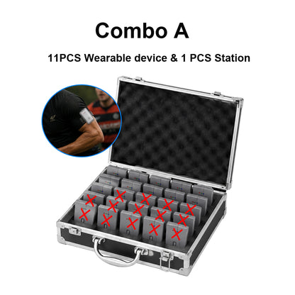 Professional 0.2 to 0.5 Meter Ultra High Accuracy Smart Analytics Platform Football Soccer Player Training GPS RTK Tracker