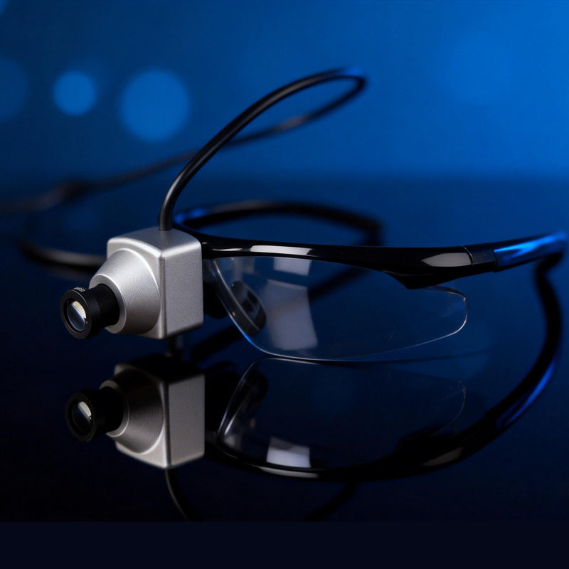 Portable Hand-free Manual Focus 4K 1080P HD Video Recording Glasses Small Size Action Dental Camera